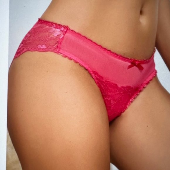 Brand New Contrast Lace Bow Decor Panty Various - Picture 3 of 6